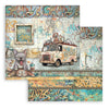 Stamperia FURRY FRIENDS 2 12x12 Double Faced Scrapbook Paper 10 PCS+Bonus #SBBL194