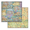 Stamperia FURRY FRIENDS 2 - BACKGROUNDS 12x12 Double Faced Scrapbook Paper 10 PCS + Bonus #SBBL195