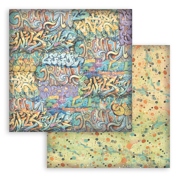 Stamperia FURRY FRIENDS 2 - BACKGROUNDS 12x12 Double Faced Scrapbook Paper 10 PCS + Bonus #SBBL195