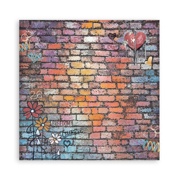 Stamperia FURRY FRIENDS 2 - BACKGROUNDS 12x12 Double Faced Scrapbook Paper 10 PCS + Bonus #SBBL195