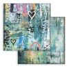 Stamperia FURRY FRIENDS 2 - BACKGROUNDS 12x12 Double Faced Scrapbook Paper 10 PCS + Bonus #SBBL195