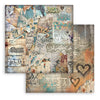 Stamperia FURRY FRIENDS 2 - BACKGROUNDS 12x12 Double Faced Scrapbook Paper 10 PCS + Bonus #SBBL195