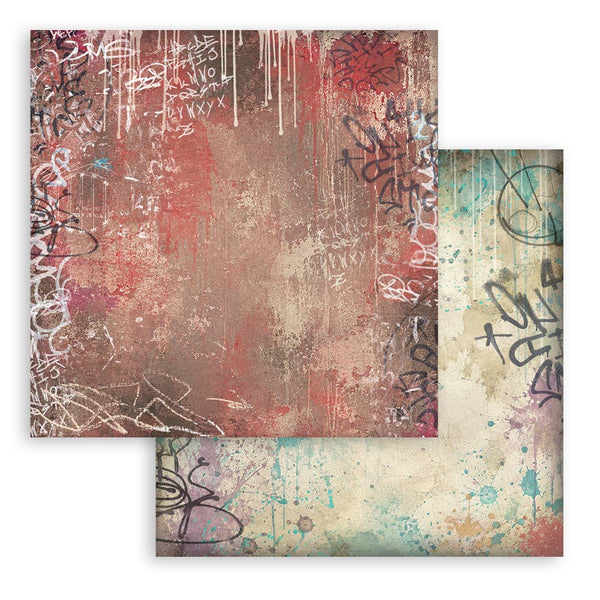 Stamperia FURRY FRIENDS 2 - BACKGROUNDS 12x12 Double Faced Scrapbook Paper 10 PCS + Bonus #SBBL195