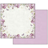 Stamperia LILAC FLOWERS 12x12 Double Faced Paper 10 Sheets + Bonus #SBBL21