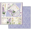 Stamperia LILAC FLOWERS 12x12 Double Faced Paper 10 Sheets + Bonus #SBBL21