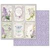 Stamperia LILAC FLOWERS 12x12 Double Faced Paper 10 Sheets + Bonus #SBBL21