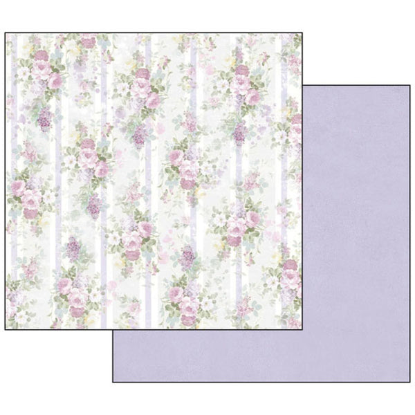 Stamperia LILAC FLOWERS 12x12 Double Faced Paper 10 Sheets + Bonus #SBBL21