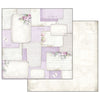Stamperia LILAC FLOWERS 12x12 Double Faced Paper 10 Sheets + Bonus #SBBL21
