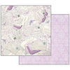 Stamperia LILAC FLOWERS 12x12 Double Faced Paper 10 Sheets + Bonus #SBBL21