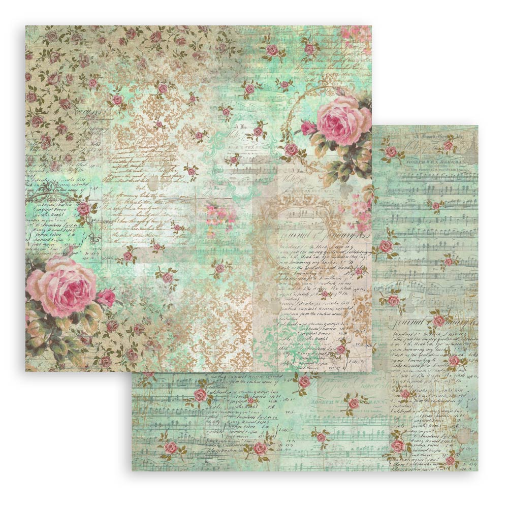 Stamperia PRECIOUS GIFT 12x12 Double Faced Scrapbook Paper 10 PCS + Bonus SBBL24
