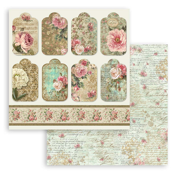 Stamperia PRECIOUS GIFT 12x12 Double Faced Scrapbook Paper 10 PCS + Bonus SBBL24