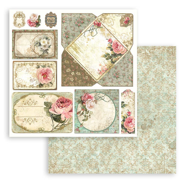 Stamperia PRECIOUS GIFT 12x12 Double Faced Scrapbook Paper 10 PCS + Bonus SBBL24