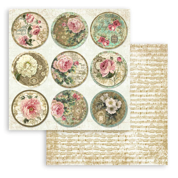 Stamperia PRECIOUS GIFT 12x12 Double Faced Scrapbook Paper 10 PCS + Bonus SBBL24