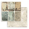 Stamperia AROUND the WORLD 12x12 Double Faced Scrapbook Paper 10 PCS SBBL28