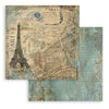 Stamperia AROUND the WORLD 12x12 Double Faced Scrapbook Paper 10 PCS SBBL28