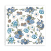 Stamperia BLUE LAND 12x12 Double Faced Scrapbook Paper 10 Sheets + BONUS #SBBL47