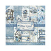 Stamperia BLUE LAND 12x12 Double Faced Scrapbook Paper 10 Sheets + BONUS #SBBL47