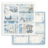 Stamperia BLUE LAND 12x12 Double Faced Scrapbook Paper 10 Sheets + BONUS #SBBL47