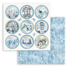 Stamperia BLUE LAND 12x12 Double Faced Scrapbook Paper 10 Sheets + BONUS #SBBL47