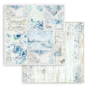 Stamperia BLUE LAND 12x12 Double Faced Scrapbook Paper 10 Sheets + BONUS #SBBL47