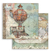 Stamperia SIR VAGABOND 12x12 Double Faced Paper 10 Sheets + Bonus #SBBL80