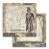 Stamperia SIR VAGABOND 12x12 Double Faced Paper 10 Sheets + Bonus #SBBL80