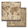 Stamperia SIR VAGABOND 12x12 Double Faced Paper 10 Sheets + Bonus #SBBL80