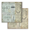 Stamperia SIR VAGABOND 12x12 Double Faced Paper 10 Sheets + Bonus #SBBL80