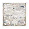 Stamperia Romantic Collection SEA DREAM 12x12 Double Faced Scrapbook Paper 10 Sheets #SBBL87