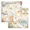 Stamperia Christmas Romantic Collection CHRISTMAS 12x12 Double Faced Scrapbook Paper 10 PCS+Bonus #SBBL96