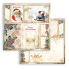 Stamperia Christmas Romantic Collection CHRISTMAS 12x12 Double Faced Scrapbook Paper 10 PCS+Bonus #SBBL96