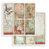 Stamperia ORIENTAL GARDEN 8X8 Double Faced Paper 10 Sheets + Bonus #SBBS09