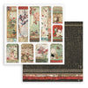 Stamperia ORIENTAL GARDEN 8X8 Double Faced Paper 10 Sheets + Bonus #SBBS09