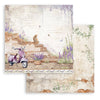Stamperia LAVENDER 8X8 Double Faced Paper 10 Sheets + Bonus #SBBS108