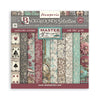 Stamperia MASTER OF MAGIC BACKGROUNDS 8X8 Double Faced Paper 10 Sheets + Bonus #SBBS123