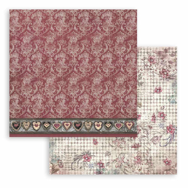 Stamperia MASTER OF MAGIC BACKGROUNDS 8X8 Double Faced Paper 10 Sheets + Bonus #SBBS123