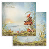 PRE-ORDER Stamperia HIDDEN GROVE 8X8 Double Faced Paper 10 Sheets + Bonus #SBBS124