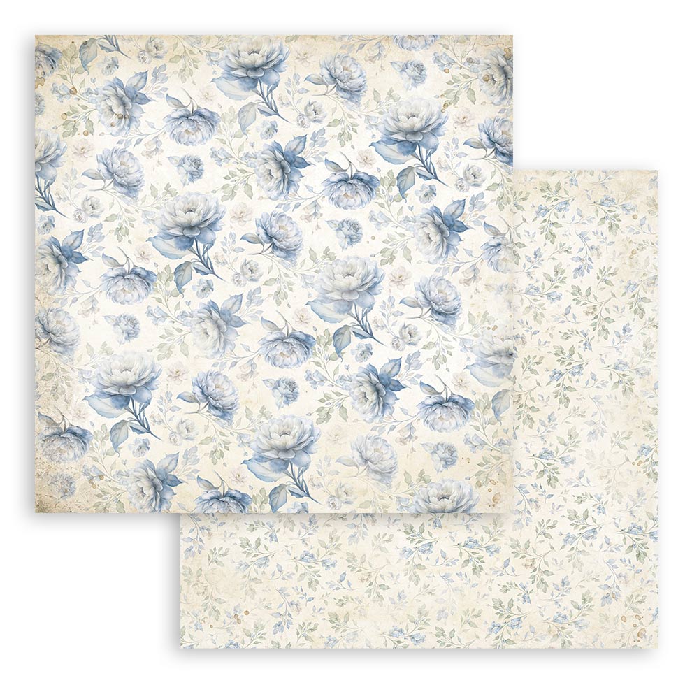 Stamperia TIMELESS 8X8 Double Faced Paper 10 Sheets + Bonus #SBBS127