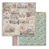 Stamperia VENICE CITY OF ART 8X8 Double Faced Paper 10 Sheets + Bonus #SBBS128