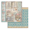Stamperia VENICE CITY OF ART 8X8 Double Faced Paper 10 Sheets + Bonus #SBBS128