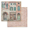 Stamperia VENICE CITY OF ART 8X8 Double Faced Paper 10 Sheets + Bonus #SBBS128