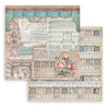 Stamperia VENICE CITY OF ART 8X8 Double Faced Paper 10 Sheets + Bonus #SBBS128