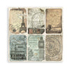Stamperia AROUND the WORLD 8X8 Double Faced Scrapbook Paper 10 Sheets + Bonus #SBBS12