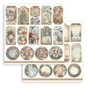 Stamperia THE OWL'S HOUSE Christmas 8X8 Double Faced Paper 10 Sheets + Bonus #SBBS130
