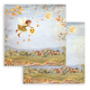 Stamperia WHISPERING WOODS 8X8 Double Faced Paper 10 Sheets + Bonus #SBBS131