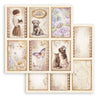 Stamperia QUIET DAYS 8X8 Double Faced Paper 10 Sheets + Bonus #SBBS134
