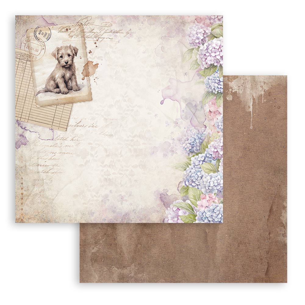 Stamperia QUIET DAYS 8X8 Double Faced Paper 10 Sheets + Bonus #SBBS134