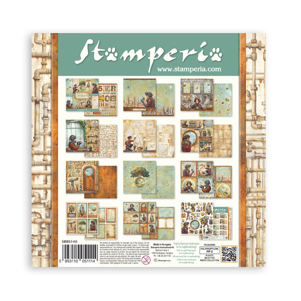 Stamperia A NEW BEGINNING 8X8 Double Faced Paper 10 Sheets + Bonus #SBBS140