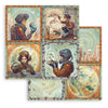 Stamperia A NEW BEGINNING 8X8 Double Faced Paper 10 Sheets + Bonus #SBBS140