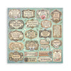 Stamperia GARDENS OF TIME 8X8 Double Faced Paper 10 Sheets + Bonus #SBBS141